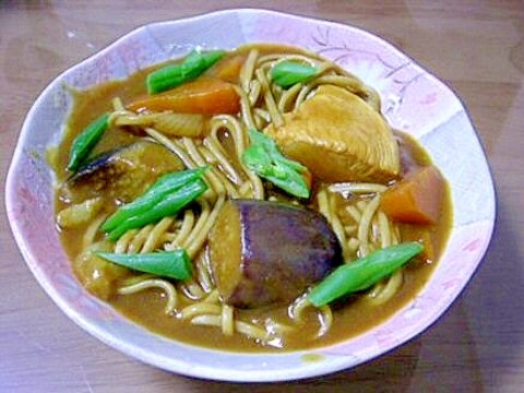 野菜たっぷり★カレーそば